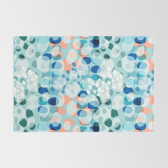 Rock Pool reflection - sea green Rug Gallery Image 2