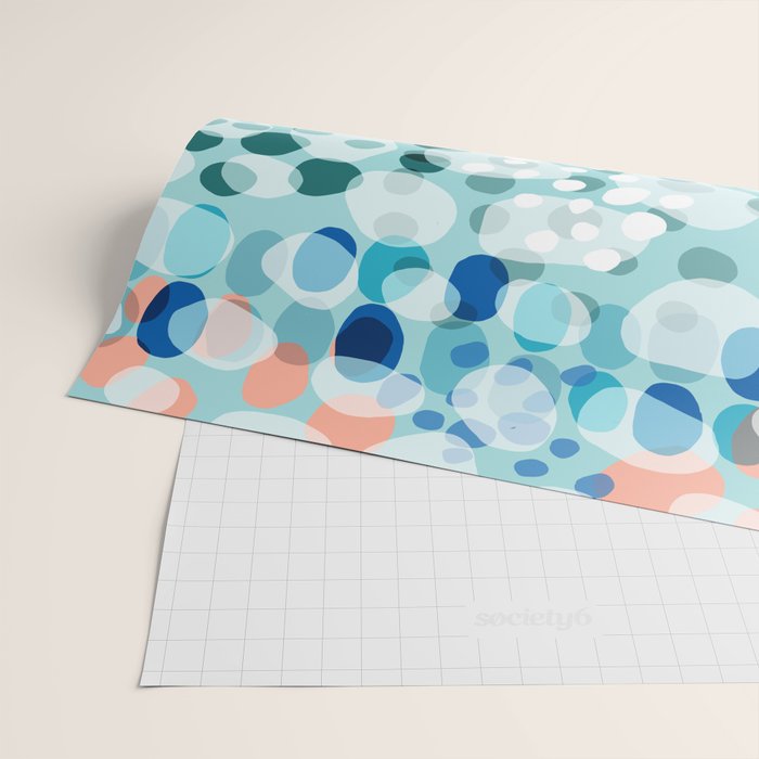 Rock Pool reflection - sea green Wrapping Paper Gallery Image 2