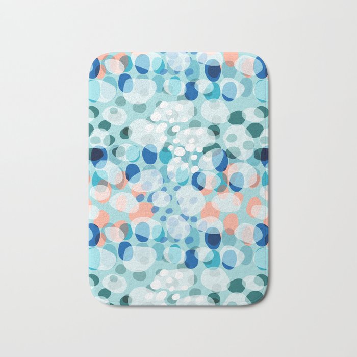 Rock Pool reflection - sea green Bath Mat Gallery Image 1