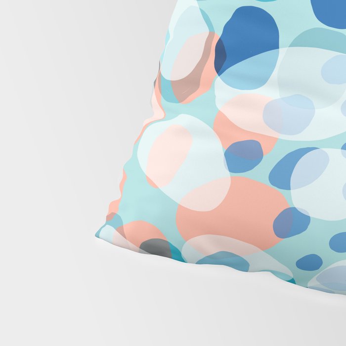 Rock Pool reflection - sea green Pillow Sham Gallery Image 4