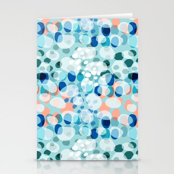 Rock Pool reflection - sea green Stationery Card Gallery Image 1