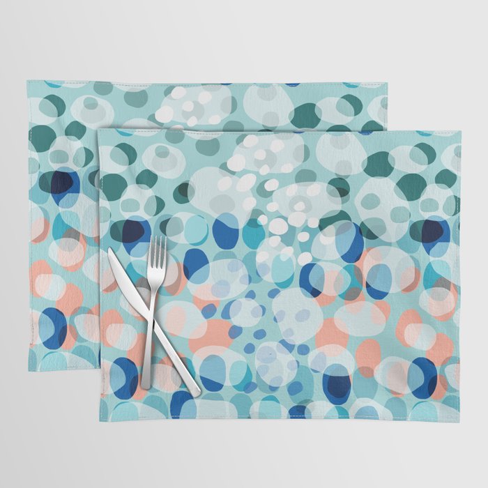 Rock Pool reflection - sea green Placemat Gallery Image 1