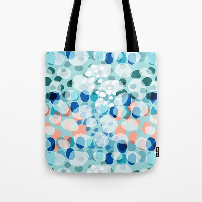 Rock Pool reflection - sea green Tote Bag Gallery Image 1