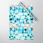 Rock Pool reflection - sea green Wrapping Paper Gallery Image 1