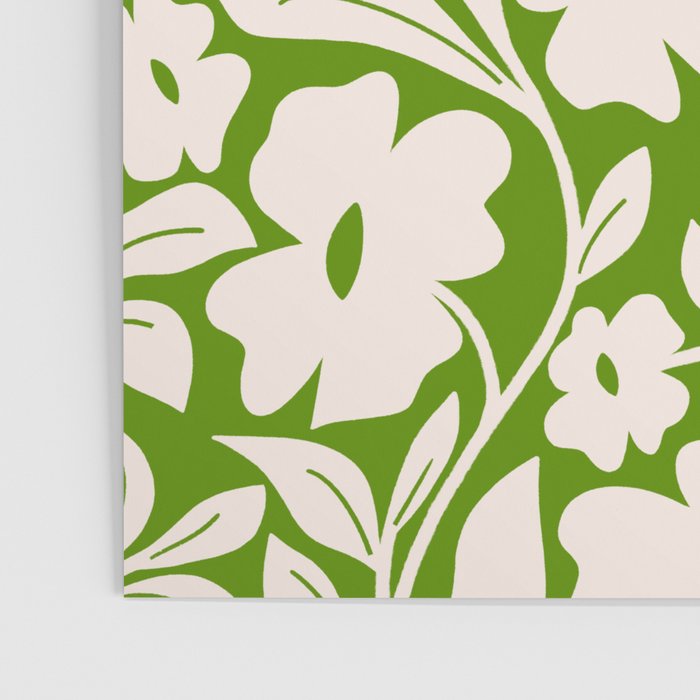 Tropical Vines Pattern - Green Poster Gallery Image 3