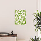 Tropical Vines Pattern - Green Poster Gallery Image 2