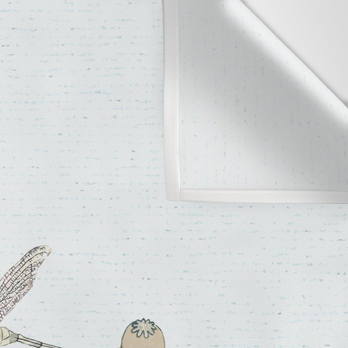 Butterflies, Dragonfly and  flowers Wall Tapestry Gallery Image 3