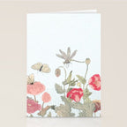 Butterflies, Dragonfly and  flowers Stationery Card Gallery Image 2