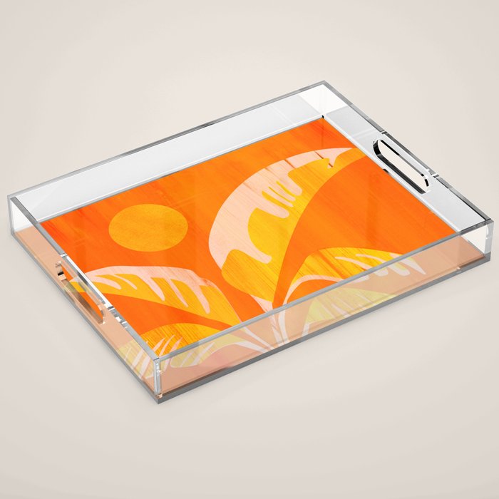 August Afternoons  Abstract Landscape Acrylic Tray Gallery Image 1