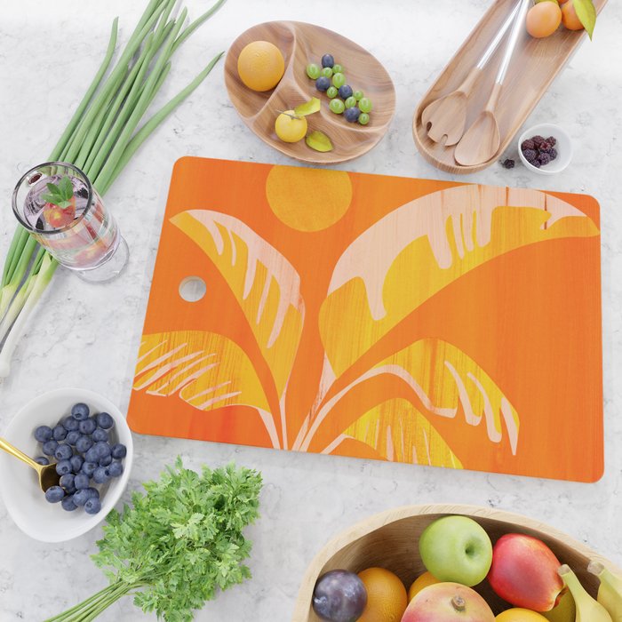 August Afternoons  Abstract Landscape Cutting Board Gallery Image 2