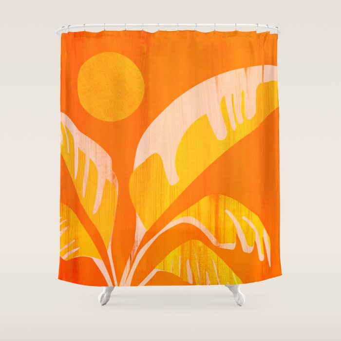 August Afternoons  Abstract Landscape Shower Curtain Gallery Image 1