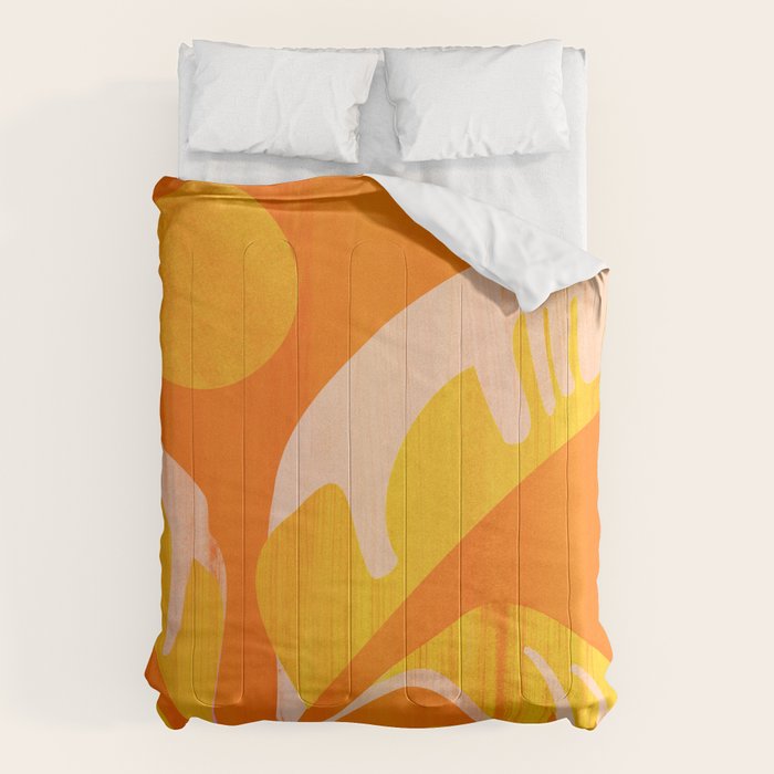 August Afternoons  Abstract Landscape Comforter Gallery Image 1