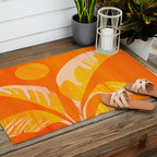 August Afternoons  Abstract Landscape Outdoor Rug Gallery Image 2