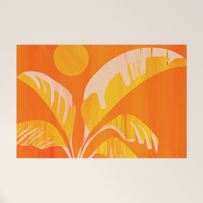 August Afternoons  Abstract Landscape Welcome Mat Gallery Image 1