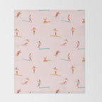 Sea babes Throw Blanket Gallery Image 2