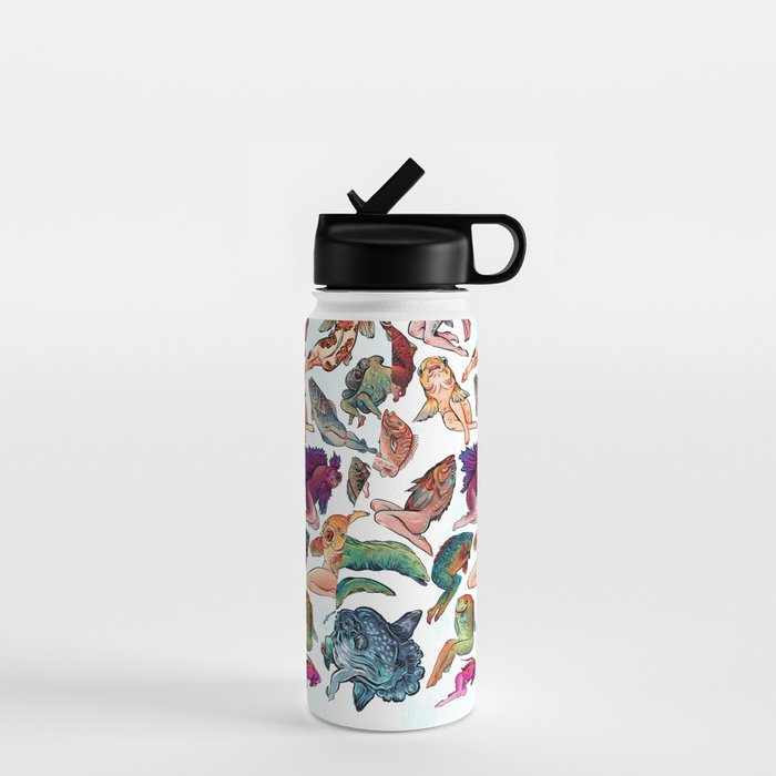 Reverse Mermaids Water Bottle Gallery Image 1