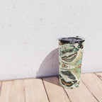 French Vintage Butterflies Chart Adolphe Millot Papillons Larousse Pour Tous Cozy Boho Maximalist Travel Mug Gallery Image 4