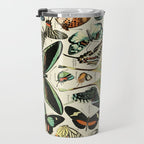 French Vintage Butterflies Chart Adolphe Millot Papillons Larousse Pour Tous Cozy Boho Maximalist Travel Mug Gallery Image 3