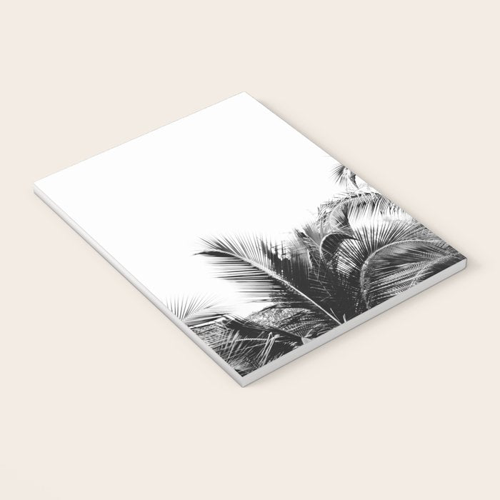 Big Island Palms - Black and White Photography, Tropical Nature Notebook Gallery Image 3