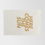 Here comes the sun Typography  Rug Gallery Image 2