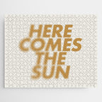 Here comes the sun Typography  Jigsaw Puzzle Gallery Image 1