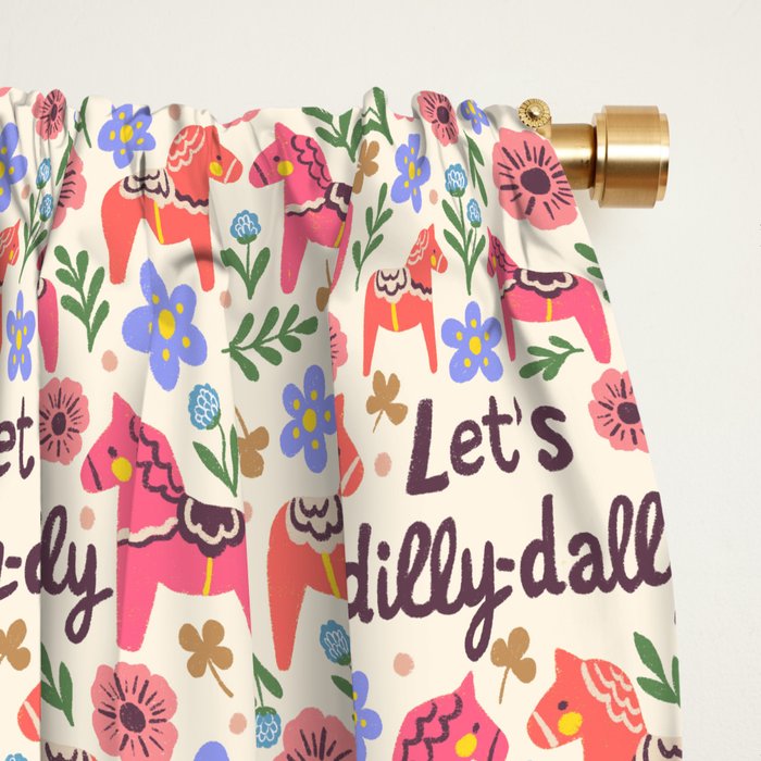 Let us dilly-dally Window Curtain Gallery Image 2