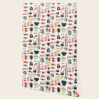 Sushi Dreams - White Wallpaper Gallery Image 2