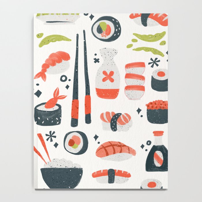 Sushi Dreams - White Notebook Gallery Image 4