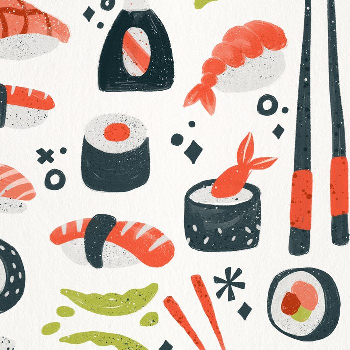 Sushi Dreams - White Coffee Mug Gallery Image 2