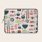 Sushi Dreams - White Laptop Sleeve Gallery Image 1