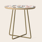 Sushi Dreams - White Side Table Gallery Image 1