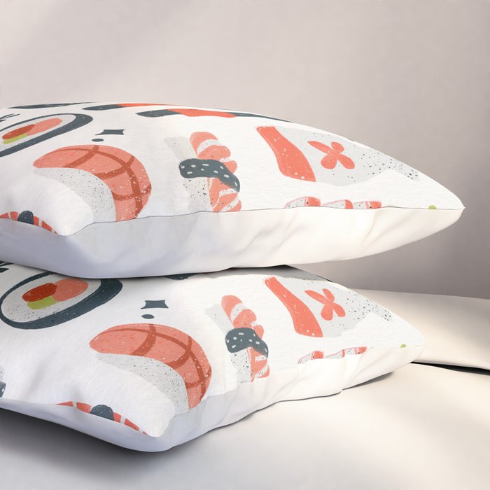 Sushi Dreams - White Pillow Sham Gallery Image 3