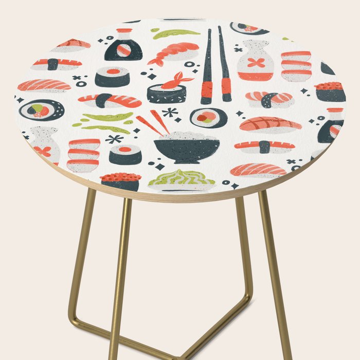 Sushi Dreams - White Side Table Gallery Image 2