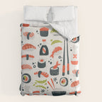 Sushi Dreams - White Comforter Gallery Image 6