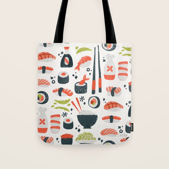 Sushi Dreams - White Tote Bag Gallery Image 1