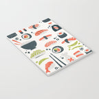 Sushi Dreams - White Notebook Gallery Image 3