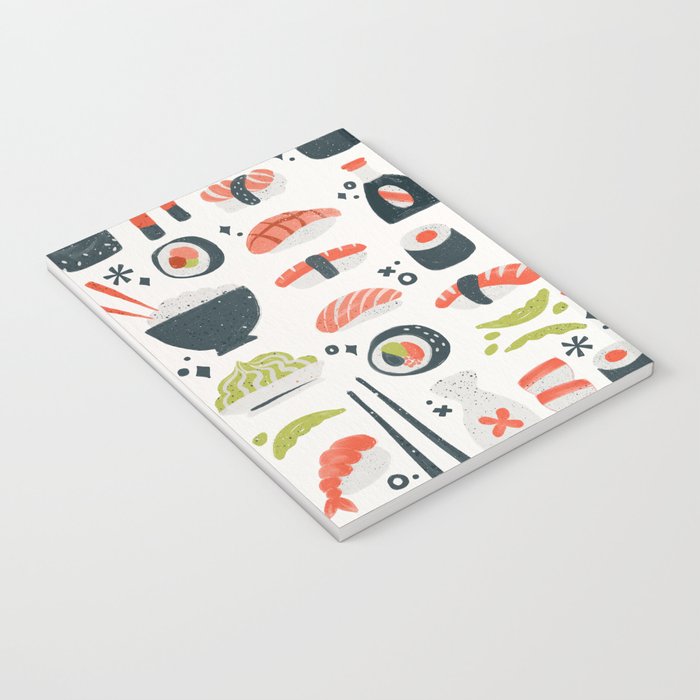 Sushi Dreams - White Notebook Gallery Image 3