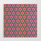 Geometric Mid Century Modern Pattern Wood Wall Art Gallery Image 1