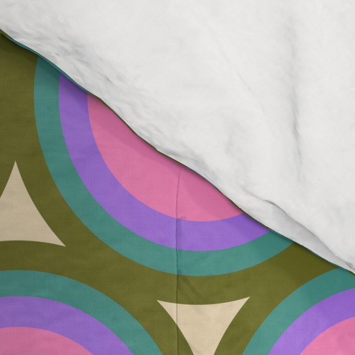 Geometric Mid Century Modern Pattern Comforter Gallery Image 4
