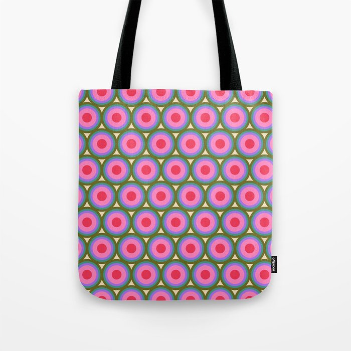 Geometric Mid Century Modern Pattern Tote Bag Gallery Image 1