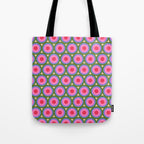 Geometric Mid Century Modern Pattern Tote Bag Gallery Image 1