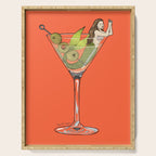 Martini Mermaid Cocktail Serving Tray Gallery Image 1