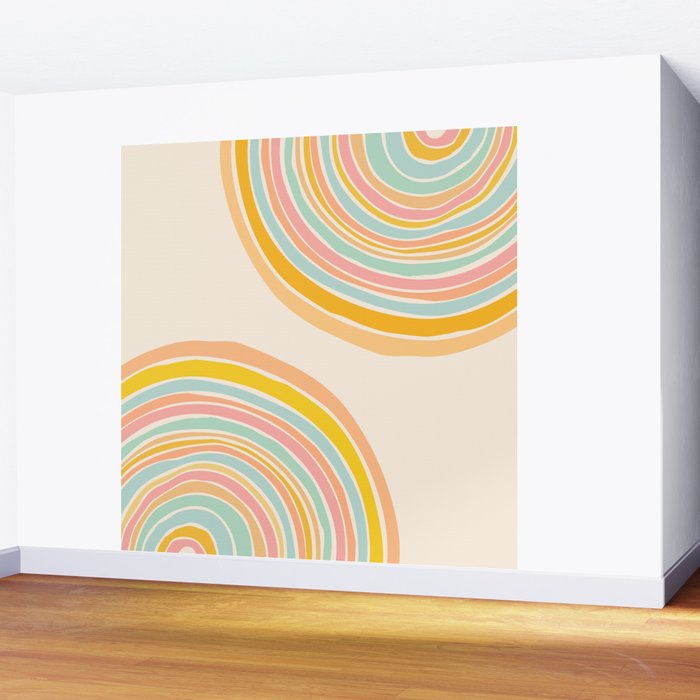 Rainbow Reflections Wall Mural Gallery Image 2