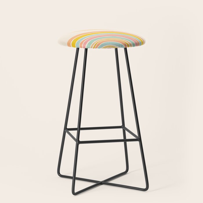 Rainbow Reflections Stool Gallery Image 1