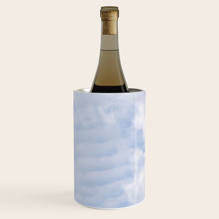 A pattern in the clouds in a blue sky on a summer day - dreamy clouds nature and travel photography Wine Chiller Gallery Image 3