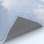 A pattern in the clouds in a blue sky on a summer day - dreamy clouds nature and travel photography Rug Gallery Image 4