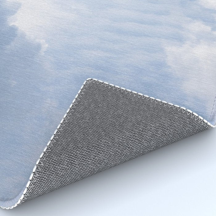 A pattern in the clouds in a blue sky on a summer day - dreamy clouds nature and travel photography Rug Gallery Image 4