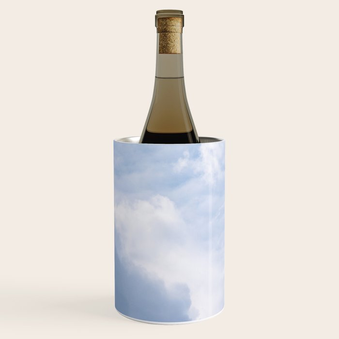 A pattern in the clouds in a blue sky on a summer day - dreamy clouds nature and travel photography Wine Chiller Gallery Image 2