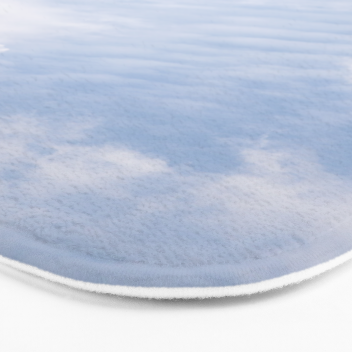 A pattern in the clouds in a blue sky on a summer day - dreamy clouds nature and travel photography Bath Mat Gallery Image 3