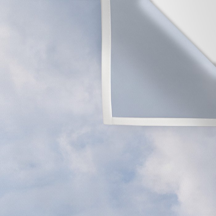 A pattern in the clouds in a blue sky on a summer day - dreamy clouds nature and travel photography Wall Tapestry Gallery Image 3